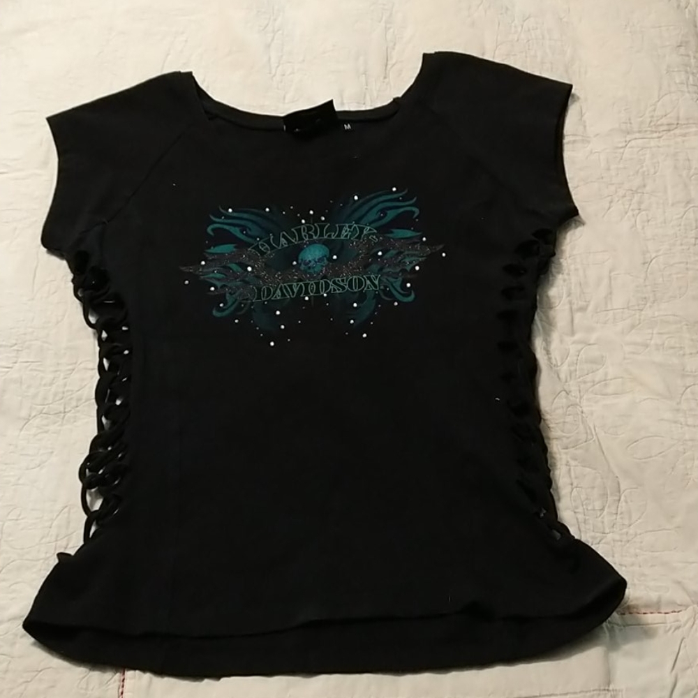 Harley Davidson bling tshirt